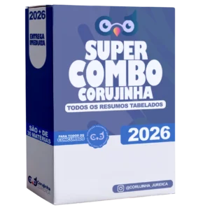 Capa do material SUPER COMBO - Resumos Tabelados da Corujinha Juridica
