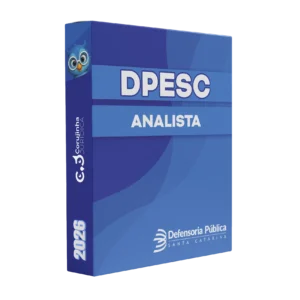 Capa do material DPESC - Analista da Corujinha Juridica
