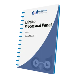 Capa do material Direito Processual Penal da Corujinha Juridica