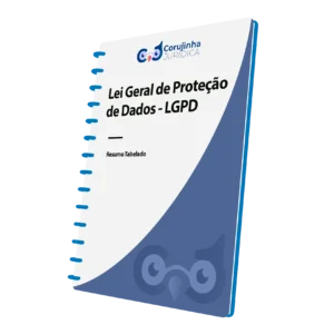 Capa do material Lei Geral de Proteção de Dados - LGPD da Corujinha Juridica