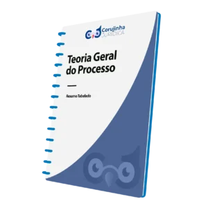 Capa do material Teoria Geral do Processo - TGP da Corujinha Juridica