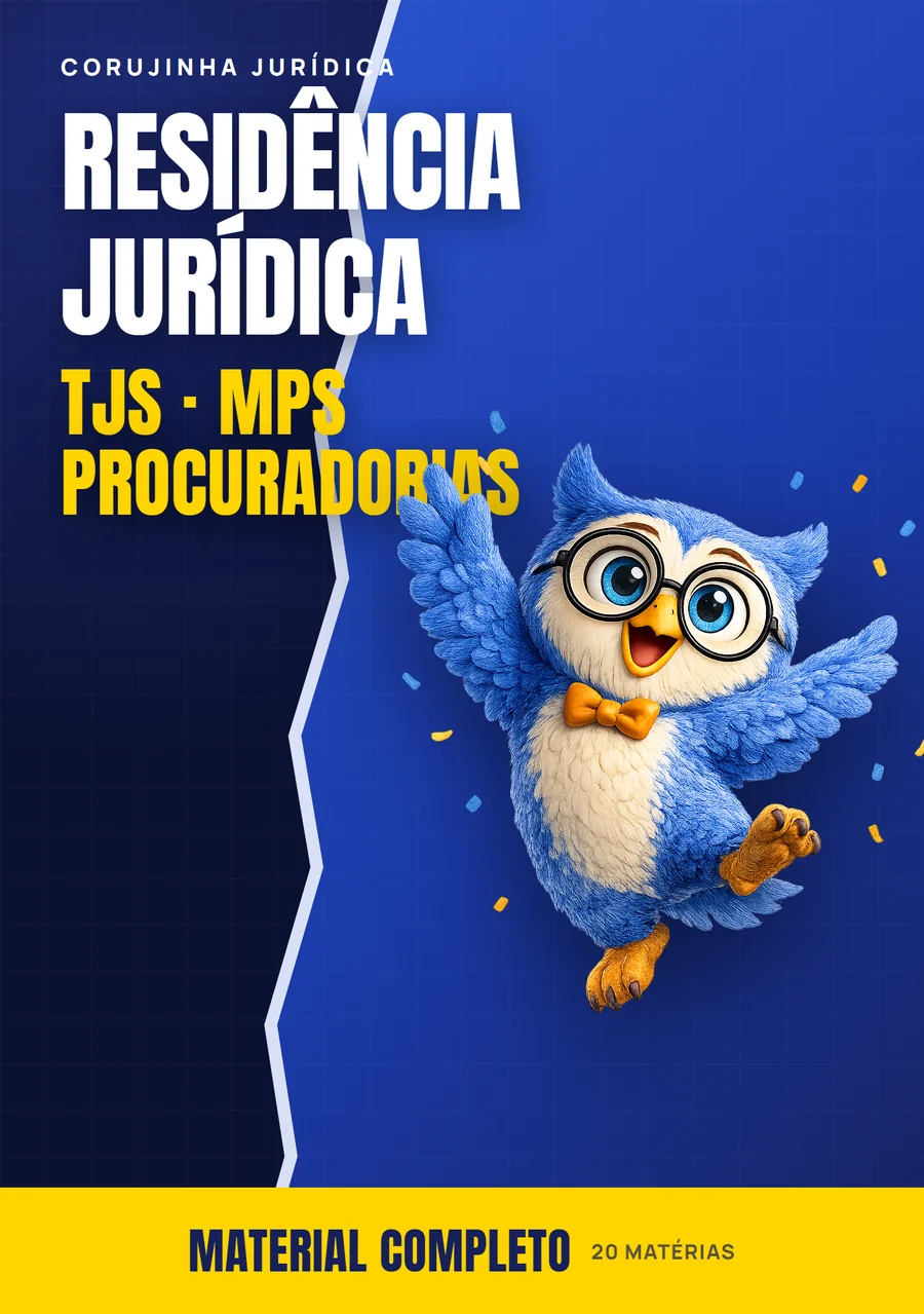 Capa do material Residência Jurídica TJs, MPs, Procuradorias e Defensorias